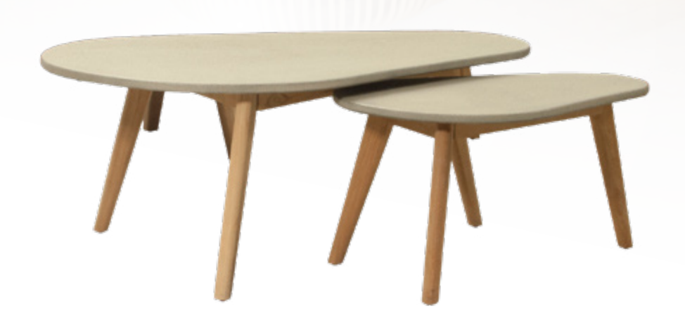 Cambridge 4 PC Lounge White | Get FREE Moeven Coffee & Side Table