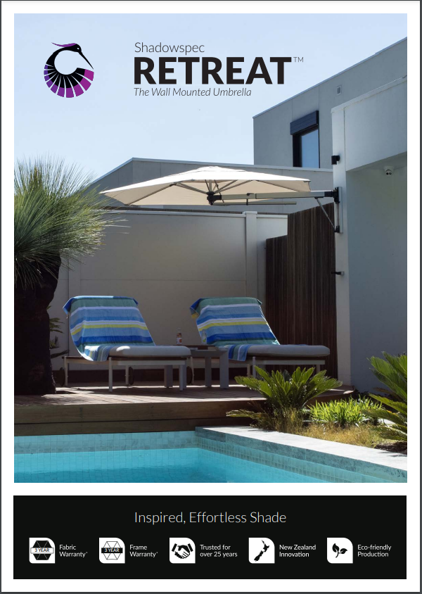 Retreat Wall Mounted Umbrella | 2.7m Octagonal