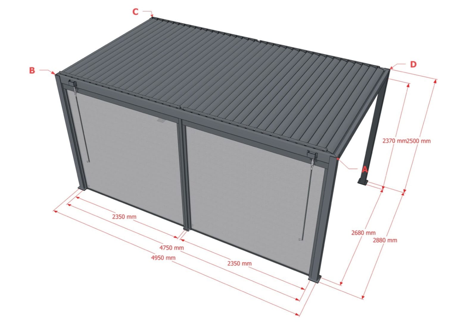 Blue Sky Pavilion 3.0 x 5.0