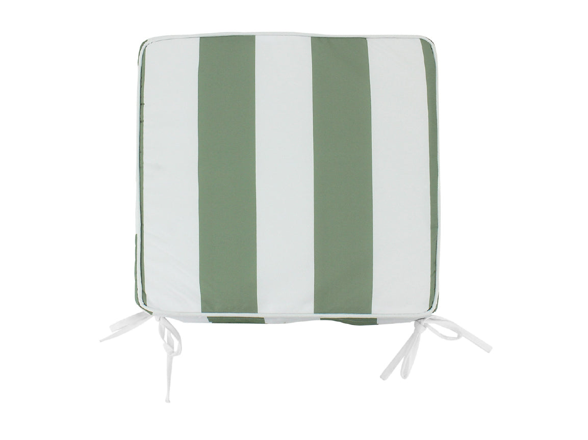 NF Olive Stripe Chairpad 42x42