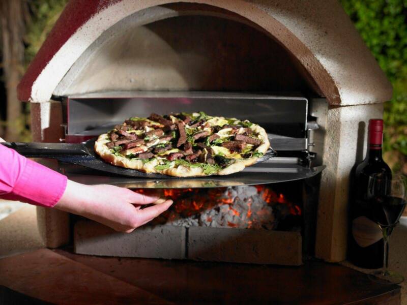 Outdoor Fireplace & BBQ | Rondo (White/Mocca/Grey)