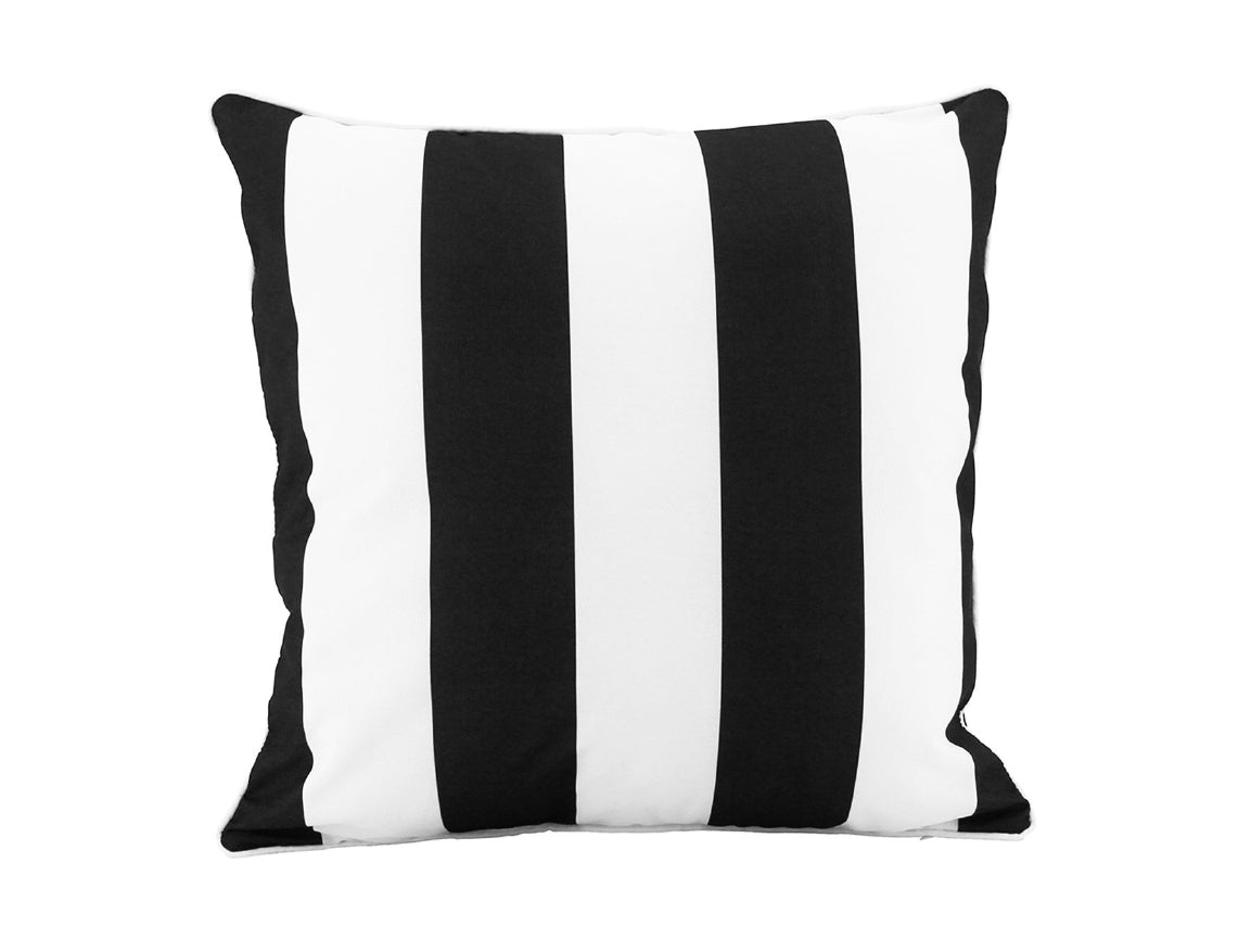 NF Outdoor Cushion- Black Stripe