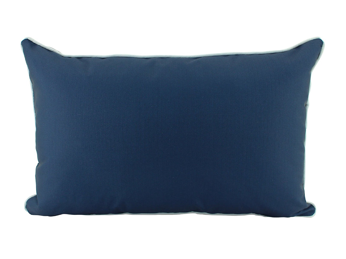 NF Outdoor Cushion- Navy Basic Lumbar 30x50