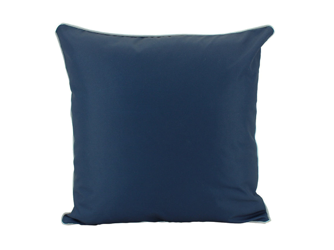 NF Outdoor Cushion- Navy Basic with Piping 50x50