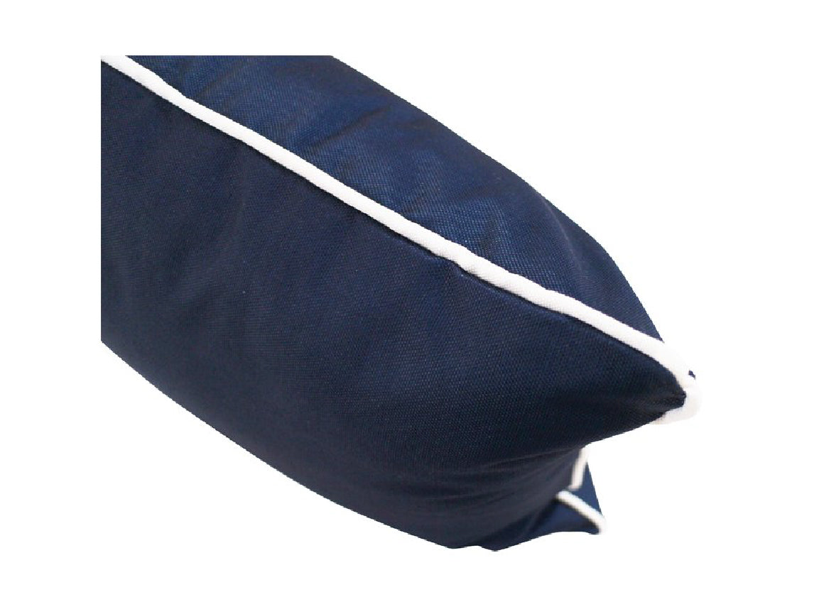 NF Outdoor Cushion- Navy Basic with Piping 50x50