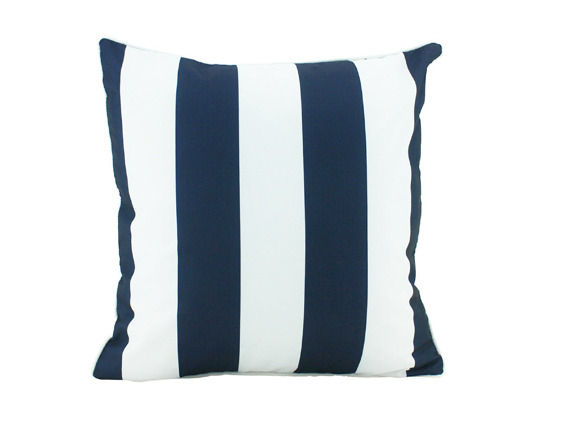 Navy Stripe Cushion 50 x 50 CM