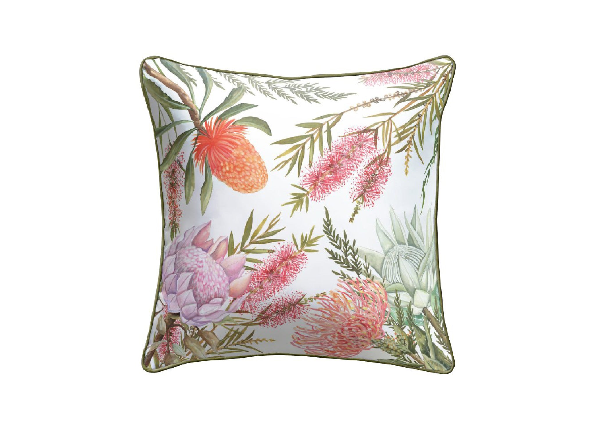 Katrina Read Outdoor Cushion- Bush Flowers