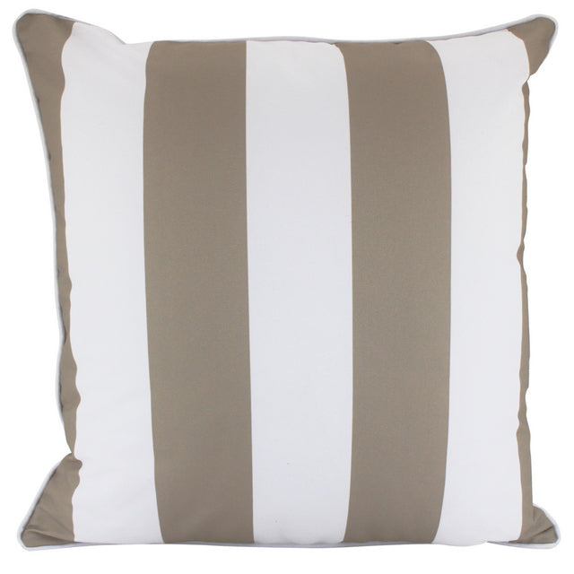NF Outdoor Cushion- Latte Stripe 50x50