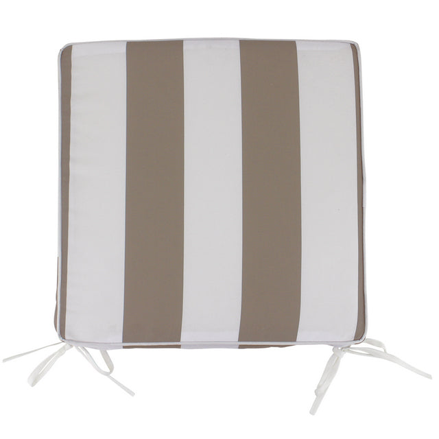 NF Latte Stripe Chairpad 42x42