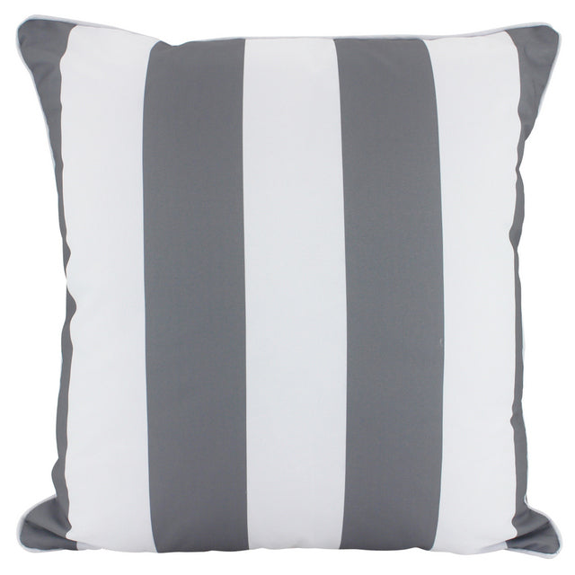 NF Outdoor Cushion- Grey Stripe 50x50