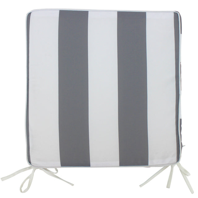 NF Grey Stripe Chairpad 42x42