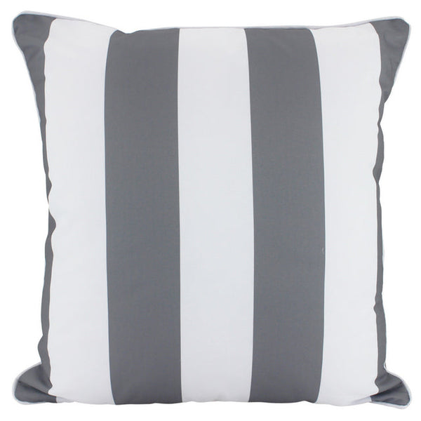 NF Outdoor Cushion- Grey Stripe
