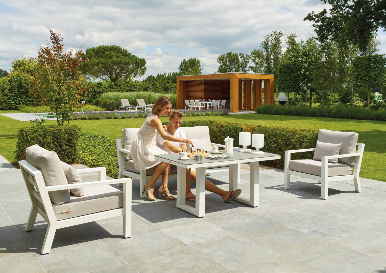 MADRID Lounge 4PC Kit/Set LOUNGE 0 - OSMEN OUTDOOR FURNITURE-Sydney Metro Free Delivery