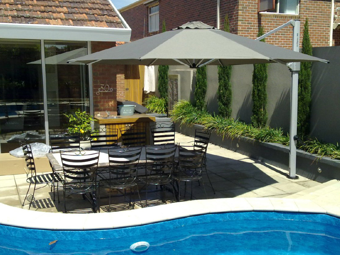 Eclipse Premium Cantilever Umbrella (3m square & 3.5m square & 4m octagonal & 4x3m Rectangle)