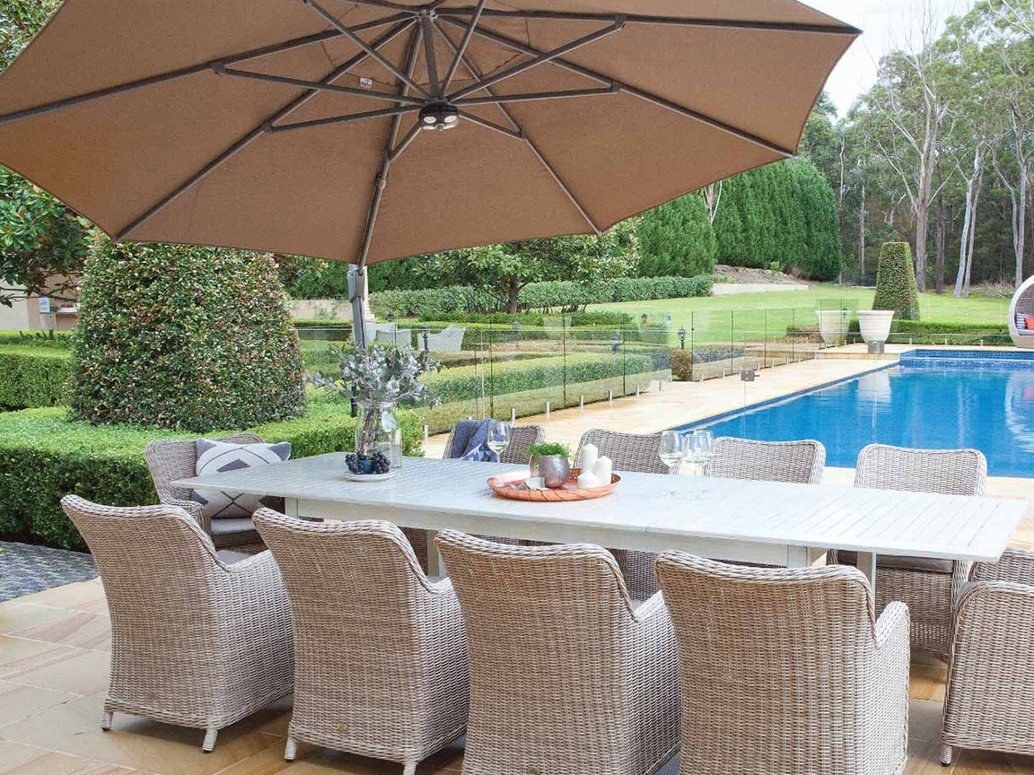 Savannah 380cm Octagonal Cantilever Umbrella