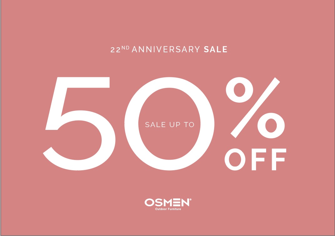 OSMEN 22ND ANNIVERSARY SALE