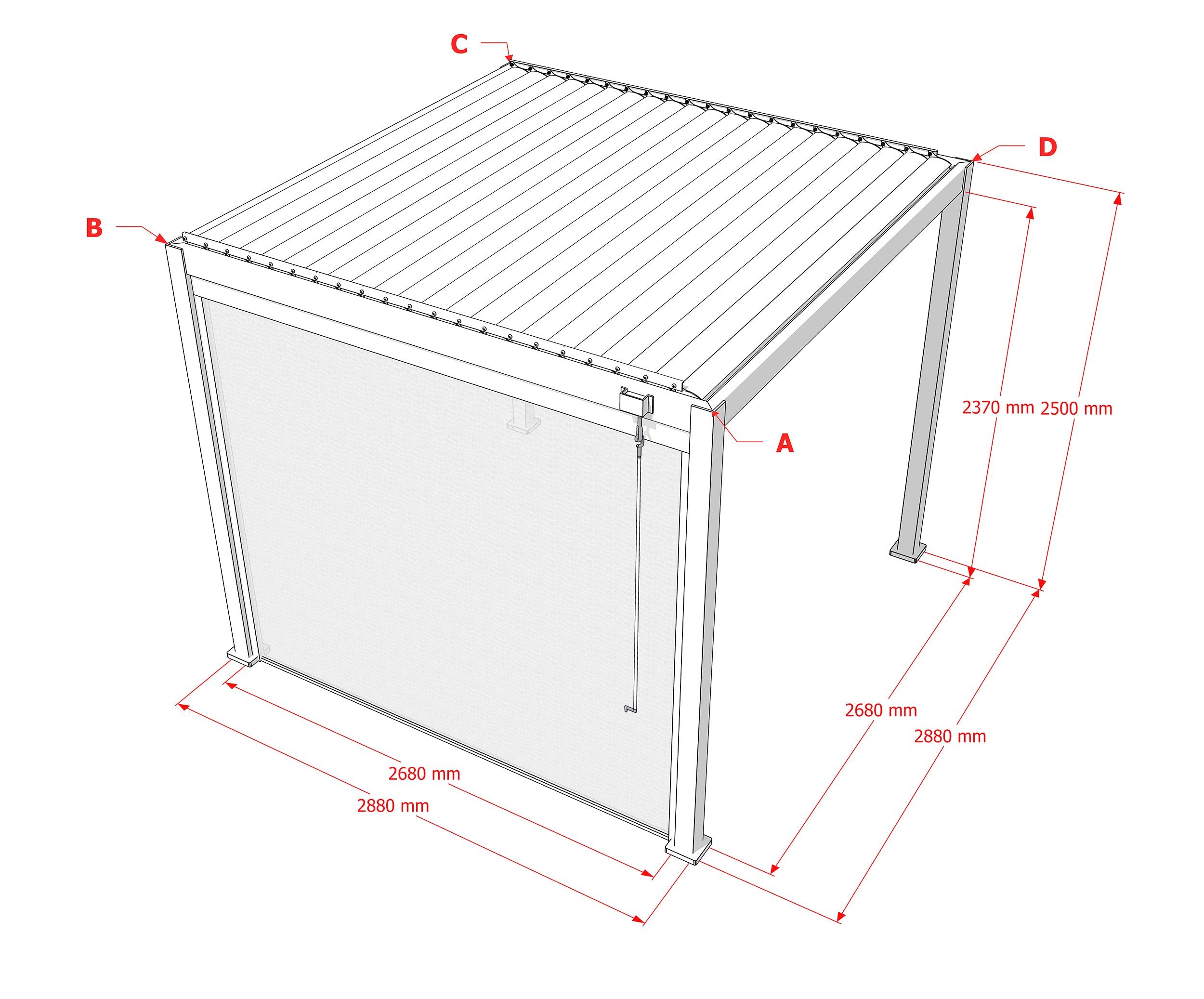 Blue Sky Pavilion 3.0 x 3.0
