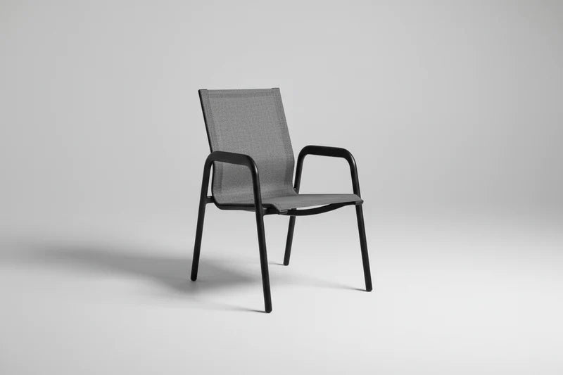 Auburn 240 + 8 x Diamond Carver Chair 9pc Dining Kit/Set - Charcoal