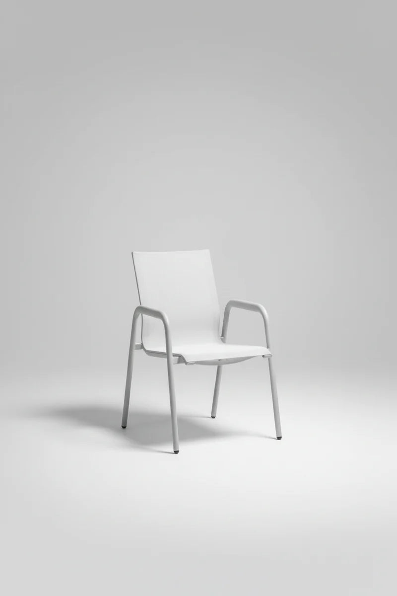 Sun Garden Special – White | Metro Fixed Dining Set + 8 Diamond Carver Chairs