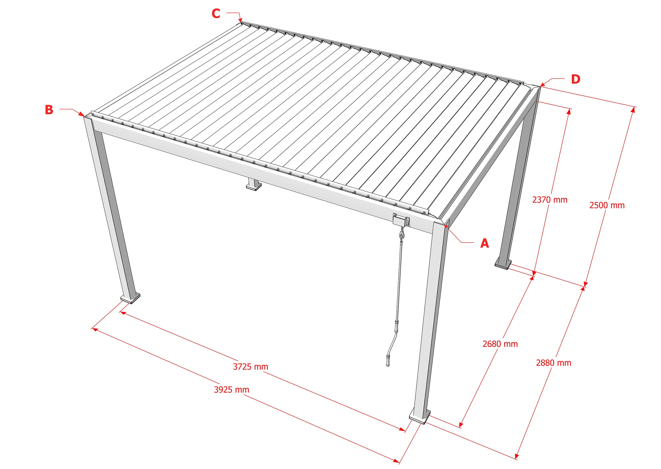 Blue Sky Pavilion 3.0 x 4.0