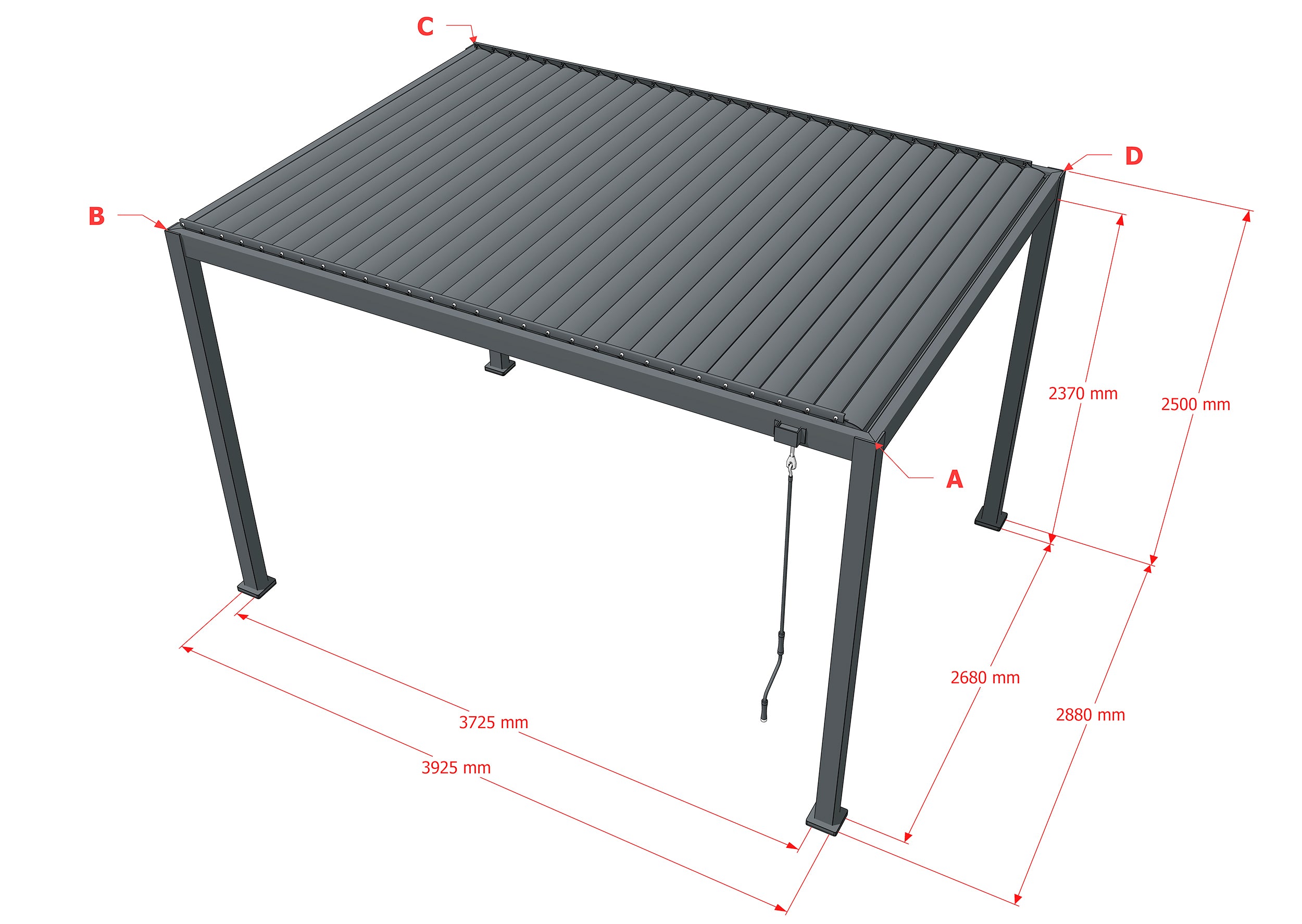 Blue Sky Pavilion 3.0 x 4.0