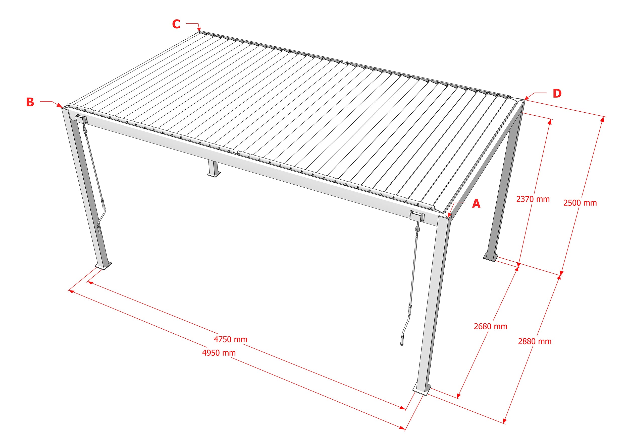 Blue Sky Pavilion 3.0 x 5.0