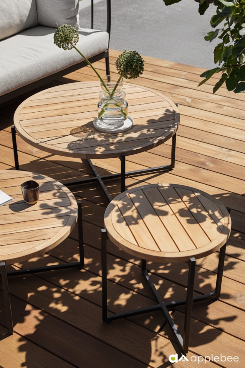 Condor 5 Pc Outdoor Lounge Setting | 3 Seater Version | Black