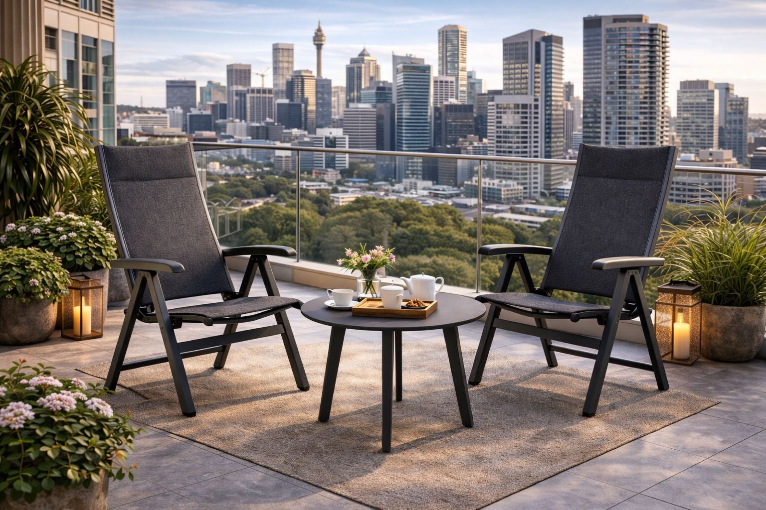 Poppy High-back Folding Chair