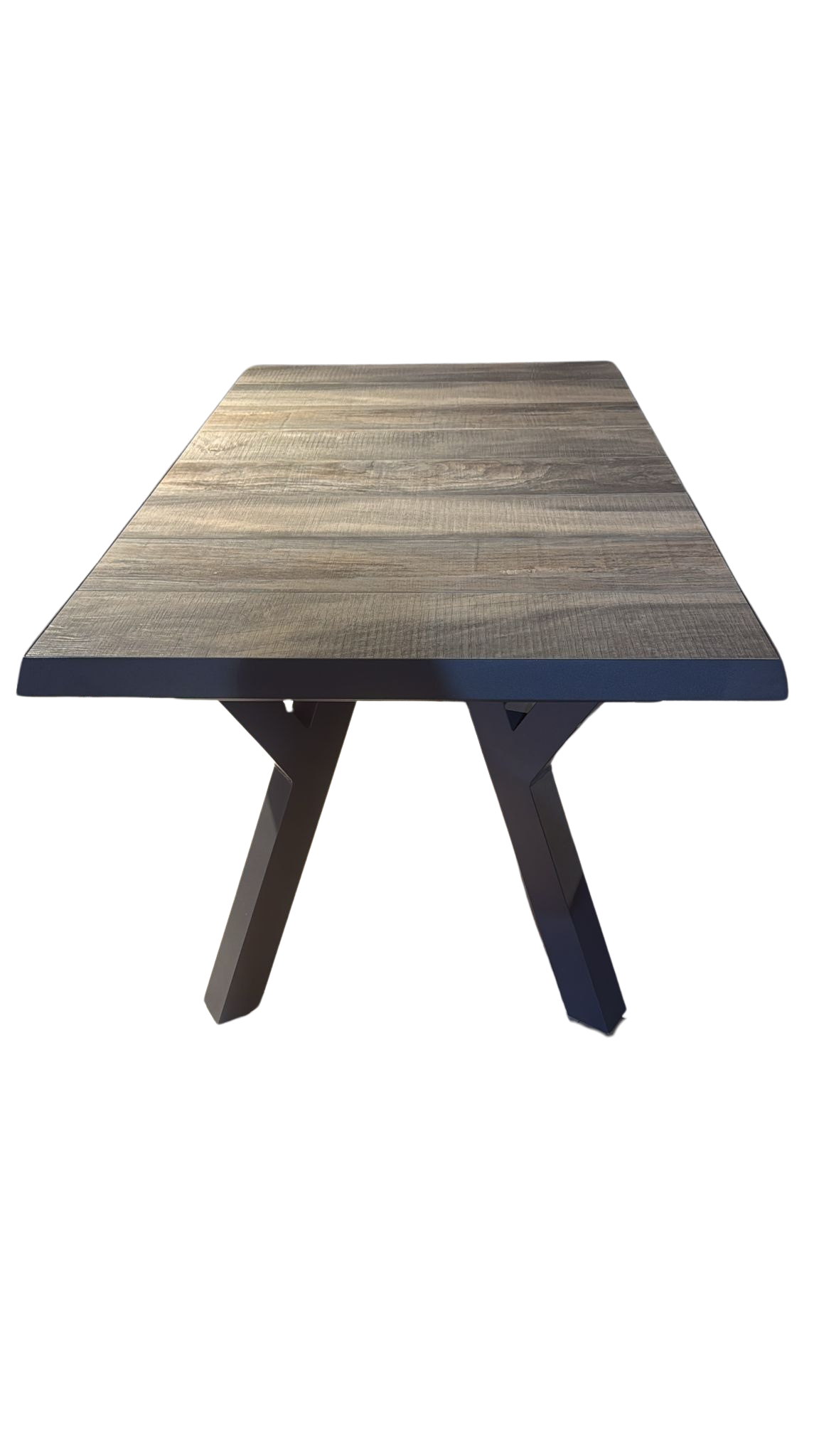 Lugo Extension Table White | Charcoal