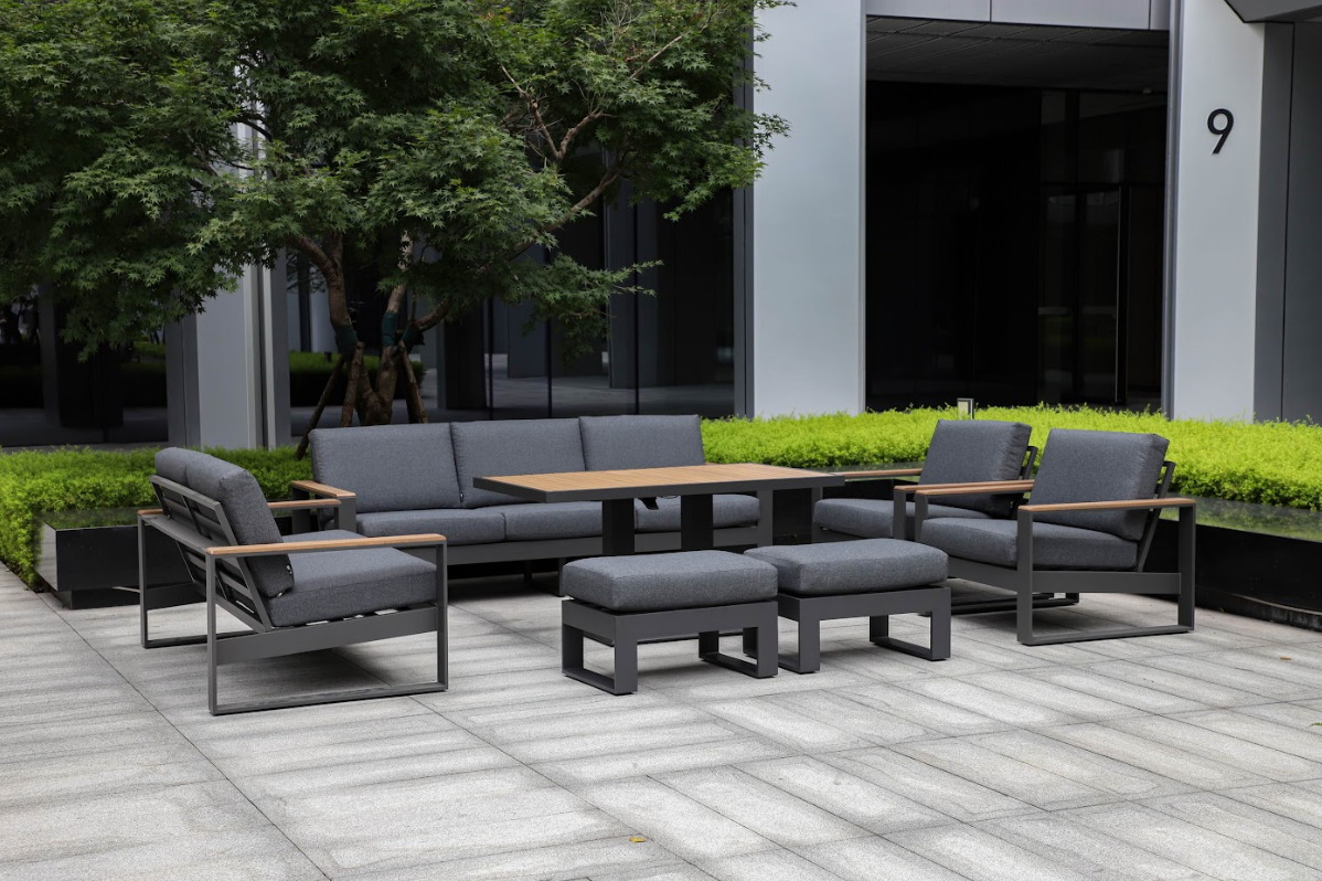 Delwood 7 pc Outdoor Lounge Setting