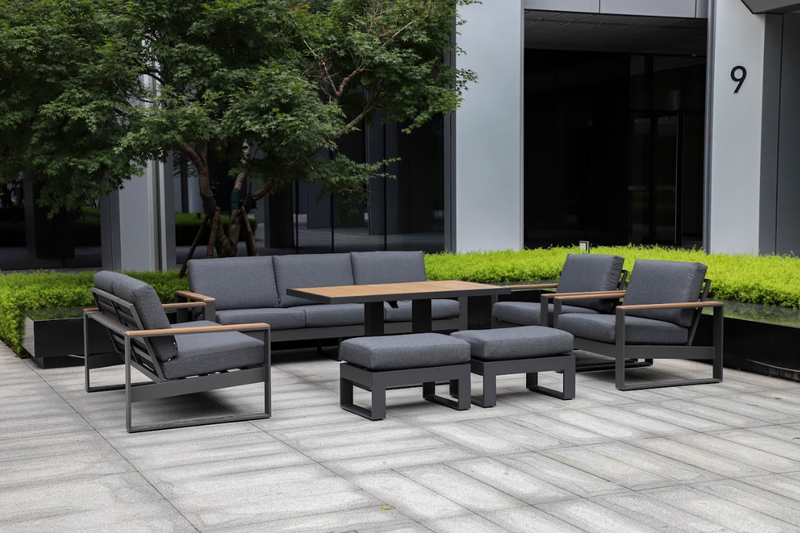 Delwood 7 pc Outdoor Lounge Setting