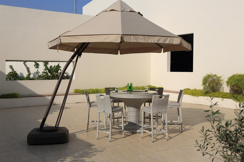 Almansa 7 Pc Outdoor Bar Setting