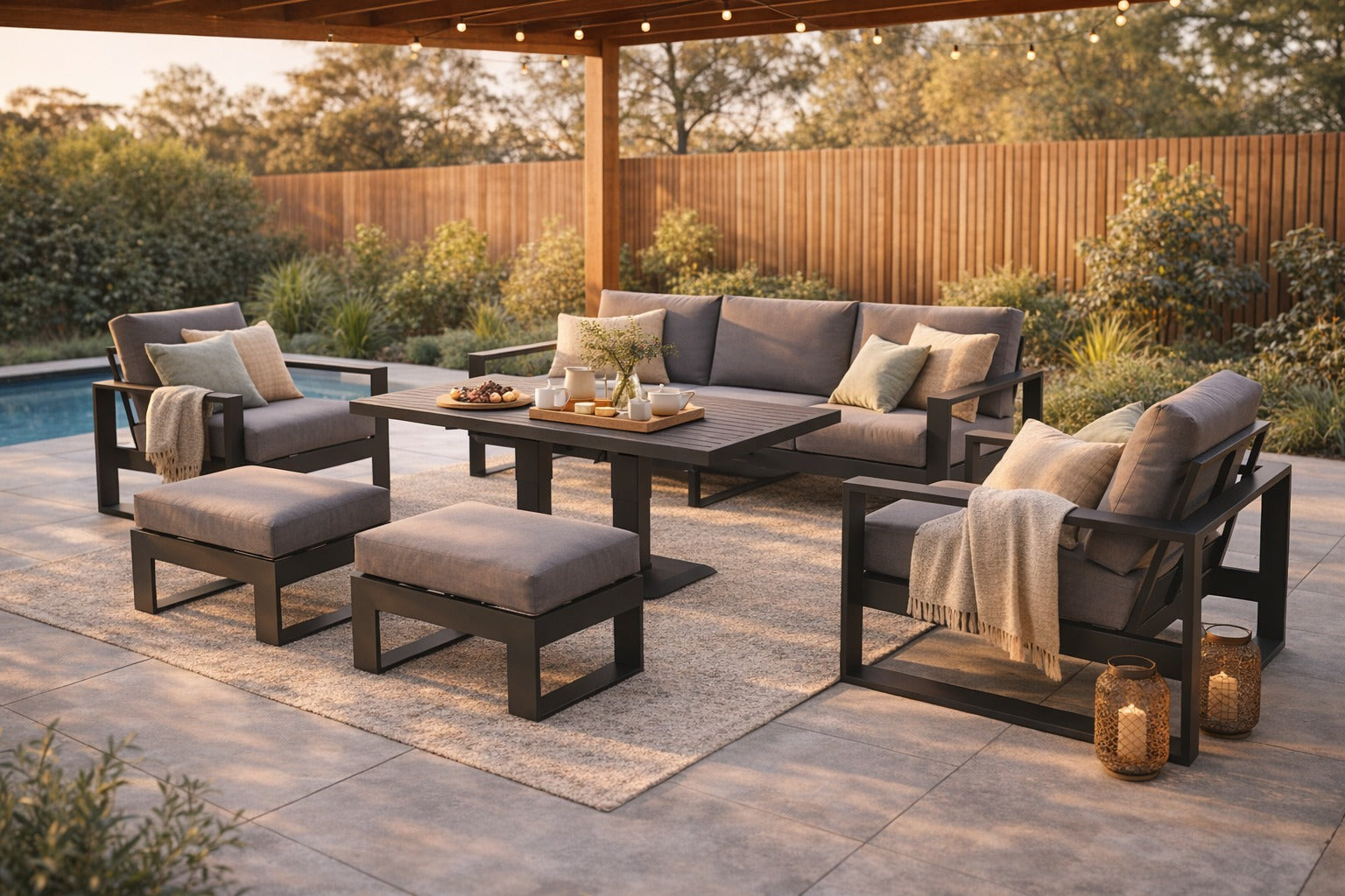 Harvey Domi 6 Pc Outdoor Lounge Setting