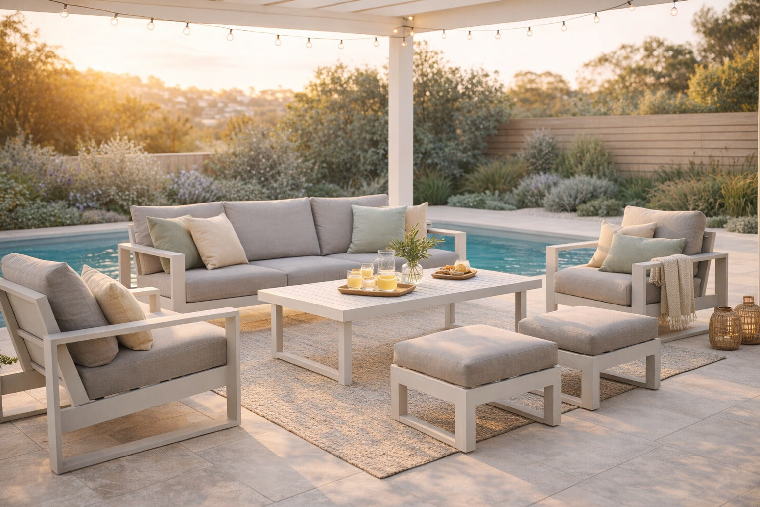 Harvey Domi 6 Pc Outdoor Lounge Setting