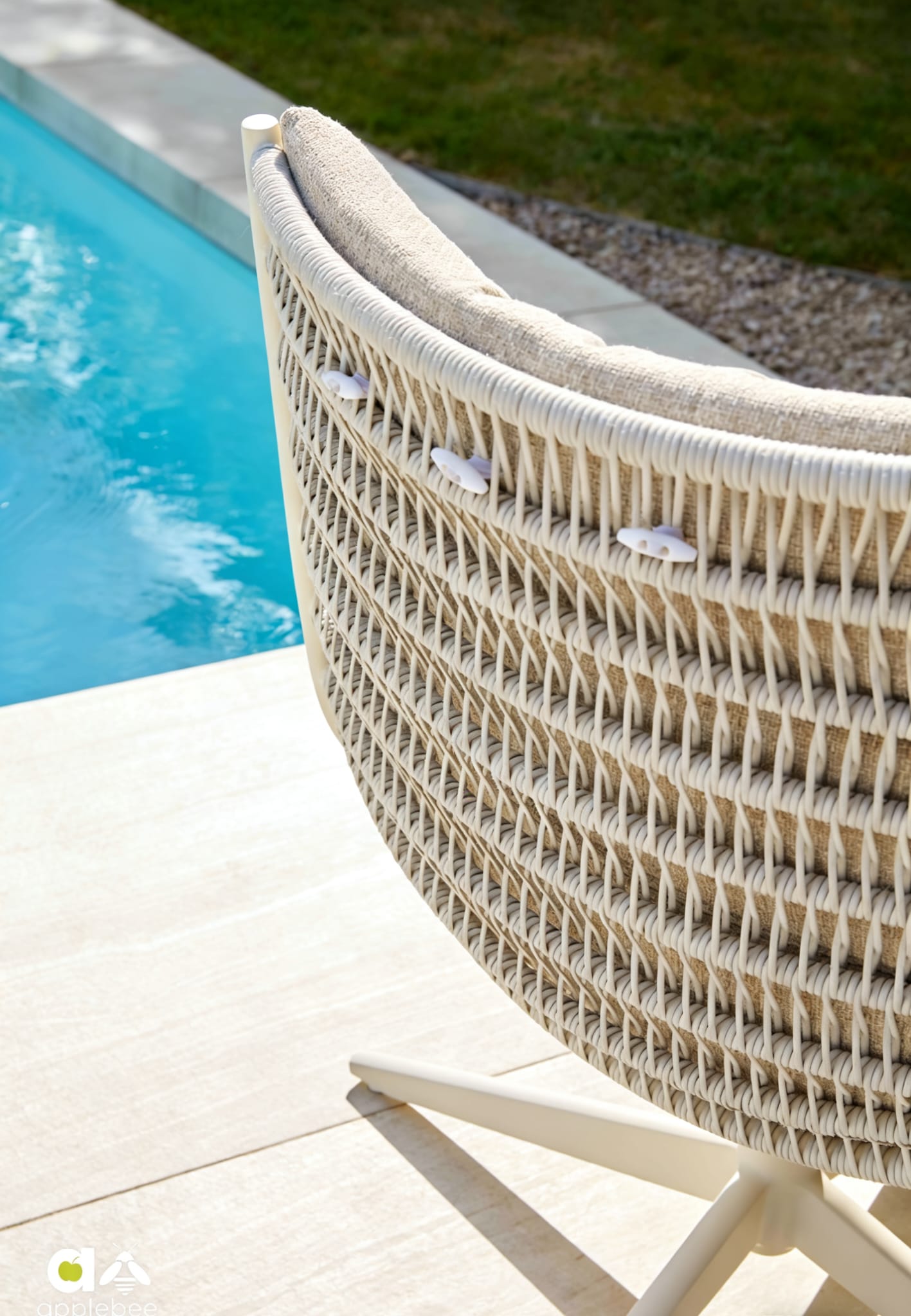 AB Anz Dining Table(220x110cm) 7pc Kit/Set Oyster