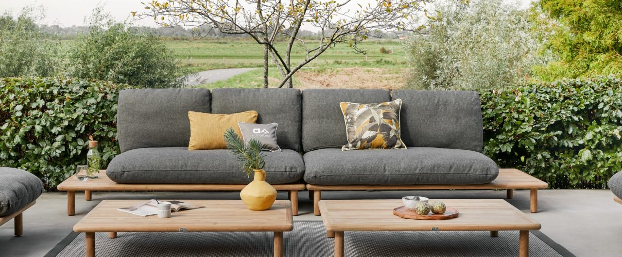 Sling 5 Pc Outdoor Modular Setting | Teak