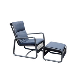 Bali Outdoor Lounge Chair with Footrest
