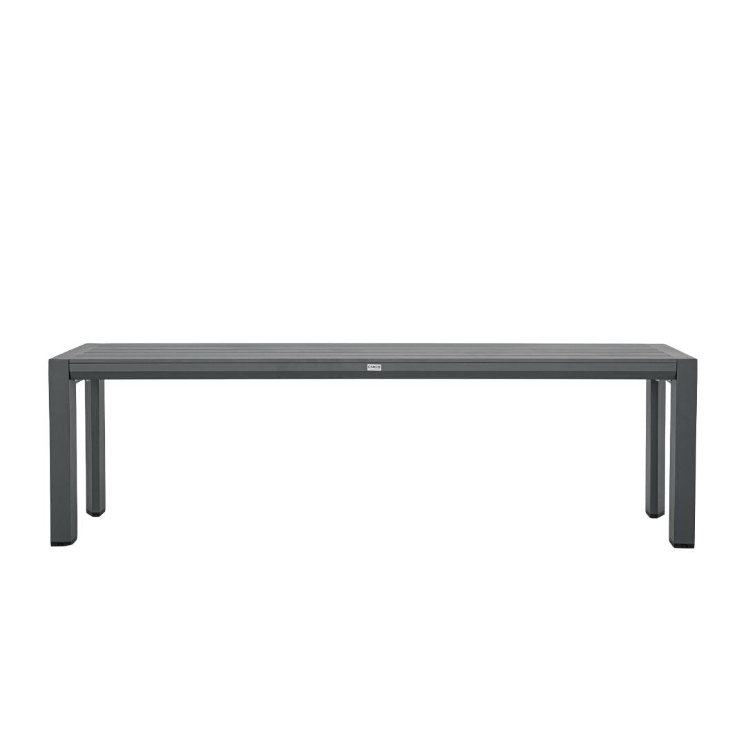 Berlin Outdoor Bench | Charcoal Aluminium | 160x46m