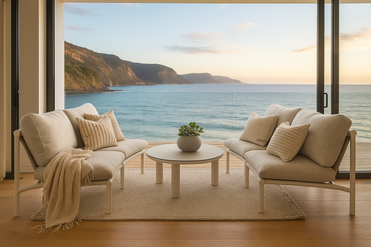 Clearwater Beach 5 Pc Outdoor Modular Lounge Setting