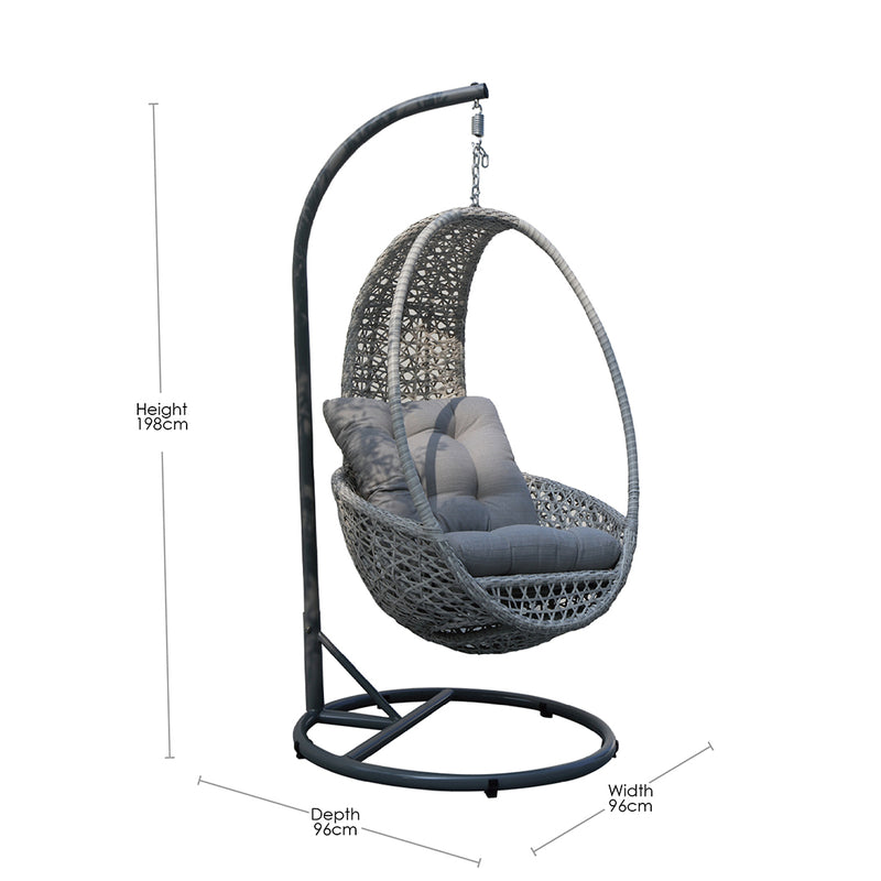 Arezzo Outdoor Hanging Egg Chair