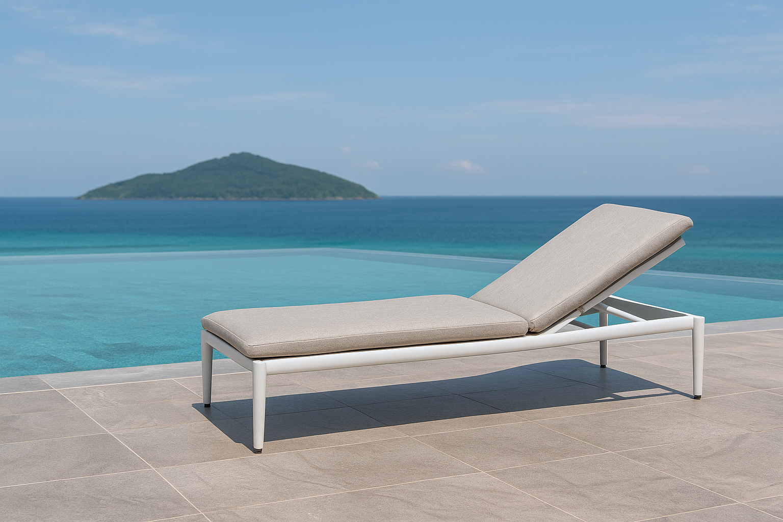Freshwater Sun Lounge White