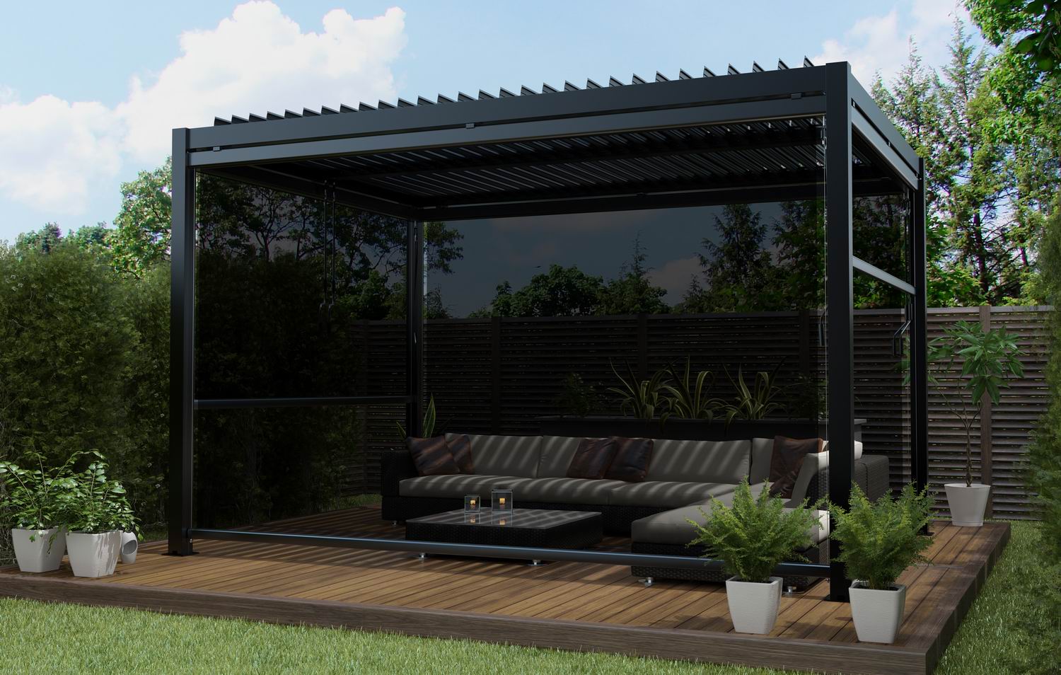 Outdoor Pergola 3x3m - Body/Frame only