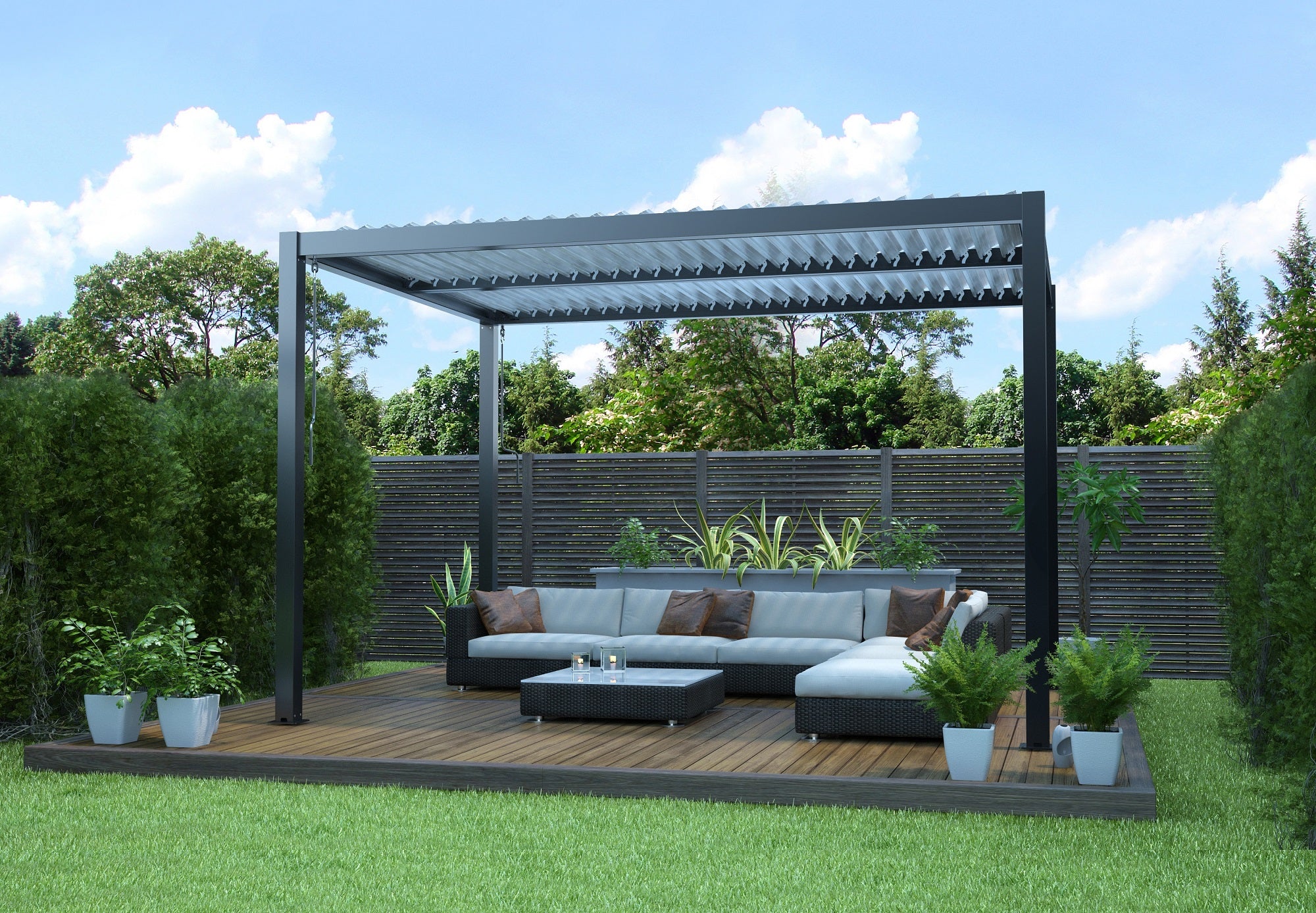 Outdoor Pergola 3x3m - Body/Frame only