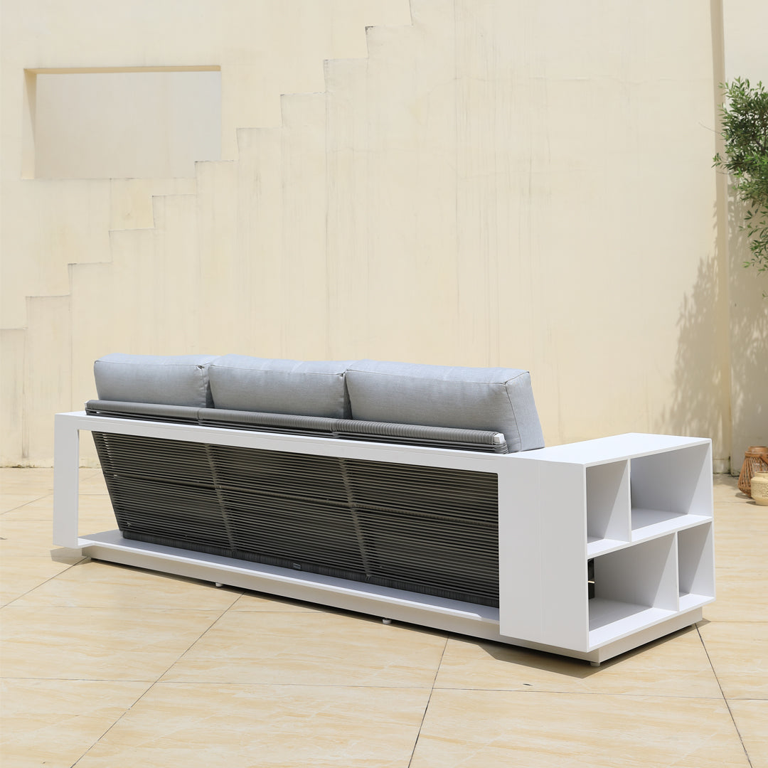 Helios 2.0 Lounge 4PC Kit/Set (3+1+1+CT) - White
