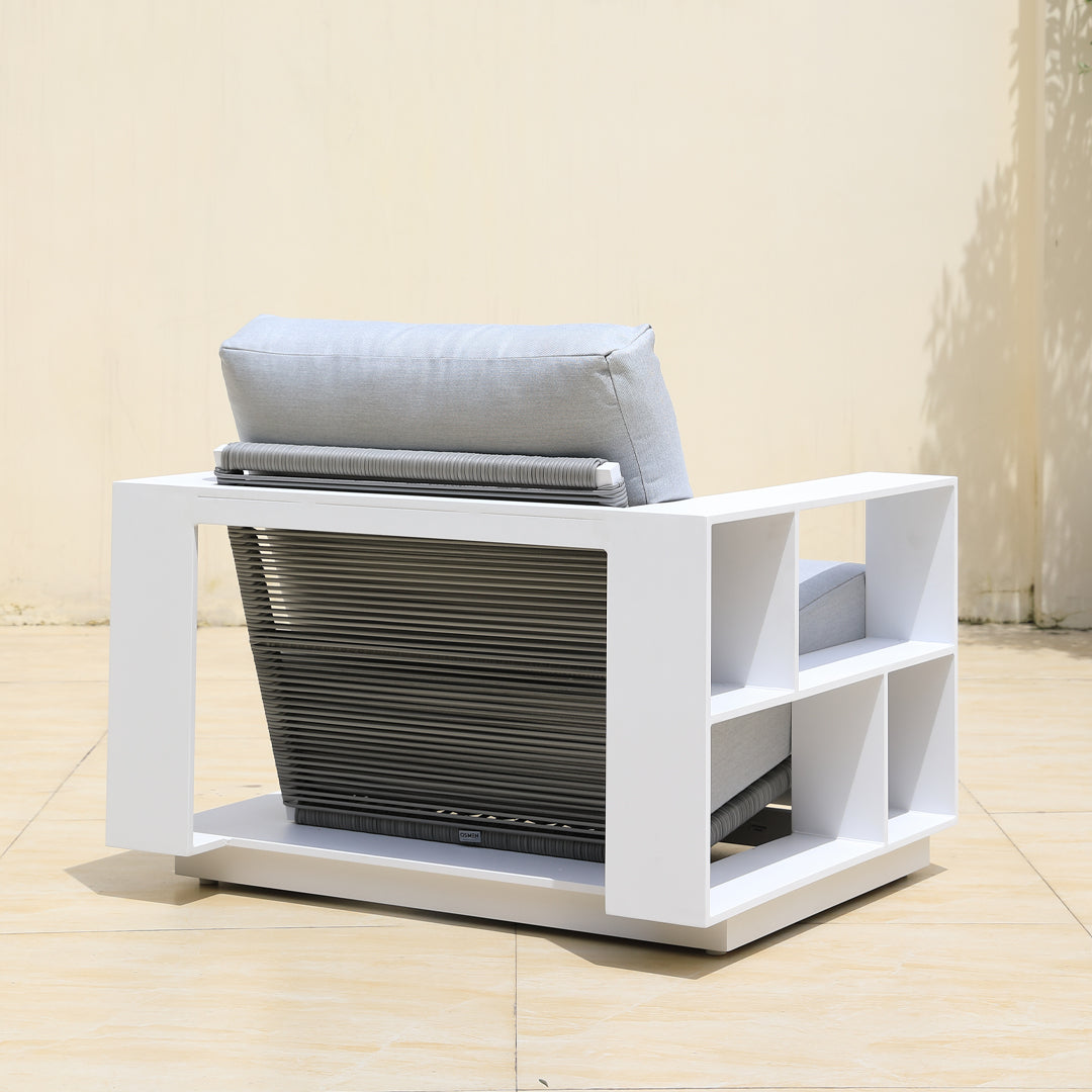 Helios 2.0 Lounge 4PC Kit/Set (3+1+1+CT) - White