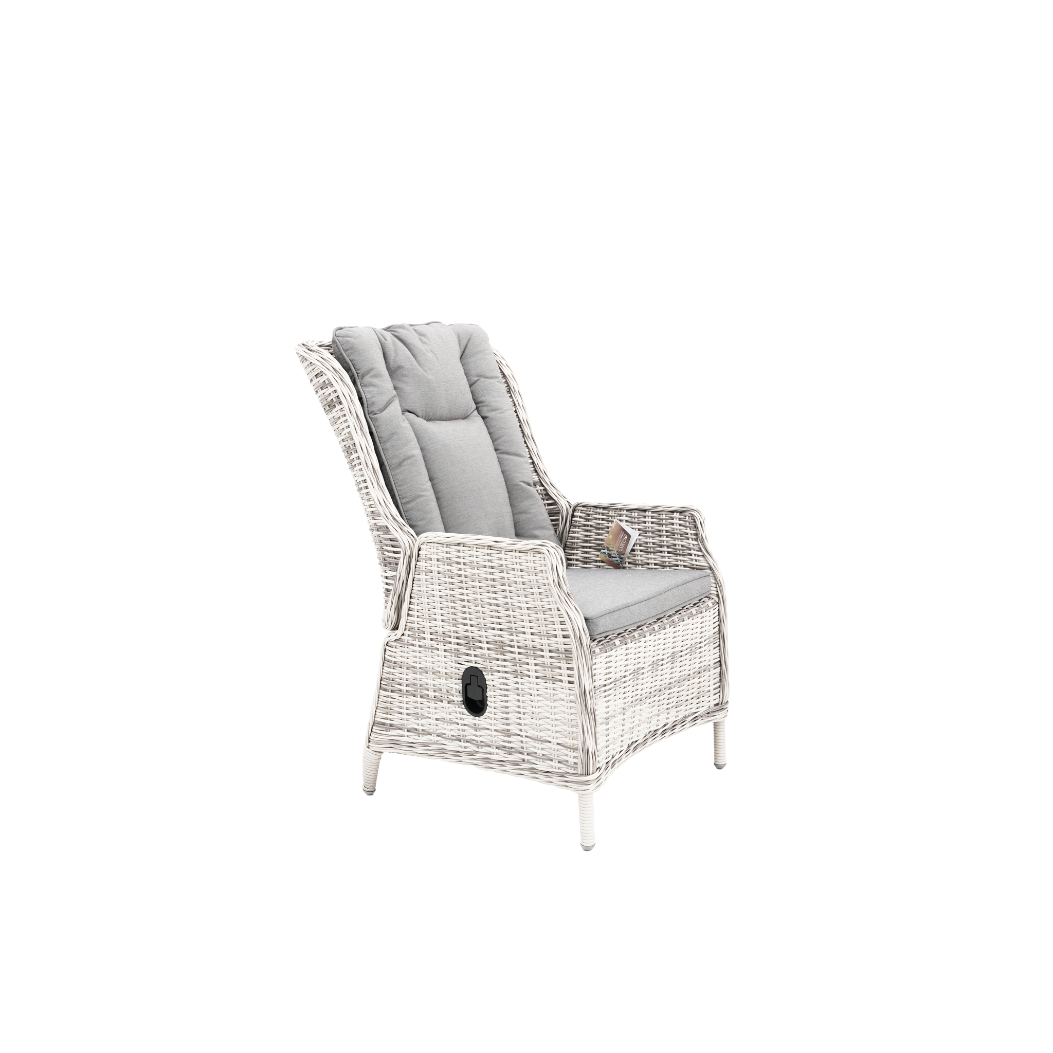 Hawaii Recliner Outdoor Chair Zen White