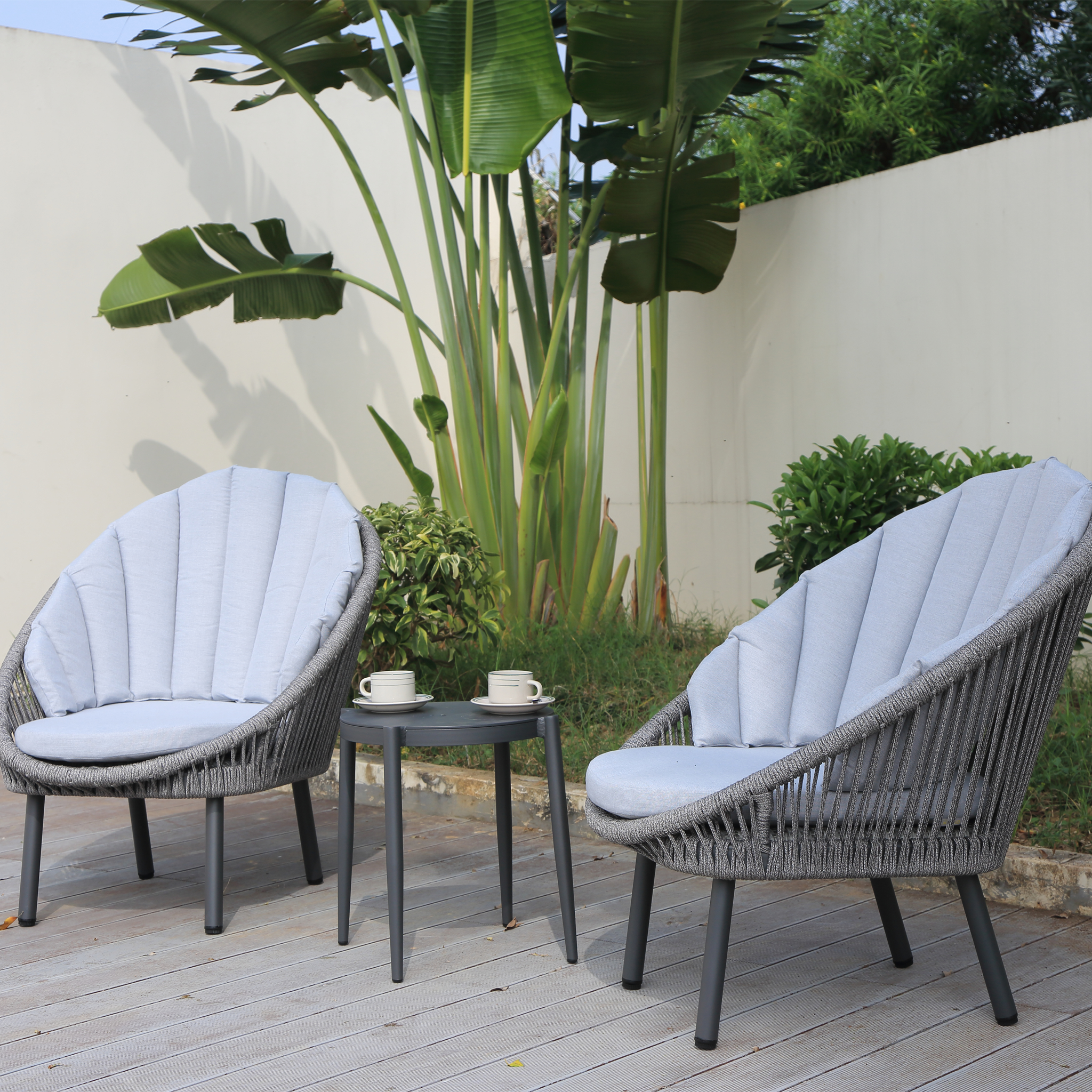 Heiber 3 Pc Outdoor Balcony Setting