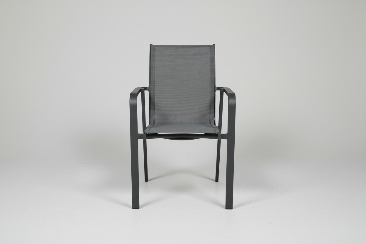 Perth Carver Chair | Outdoor Dining Chair | Textilene & Aluminium