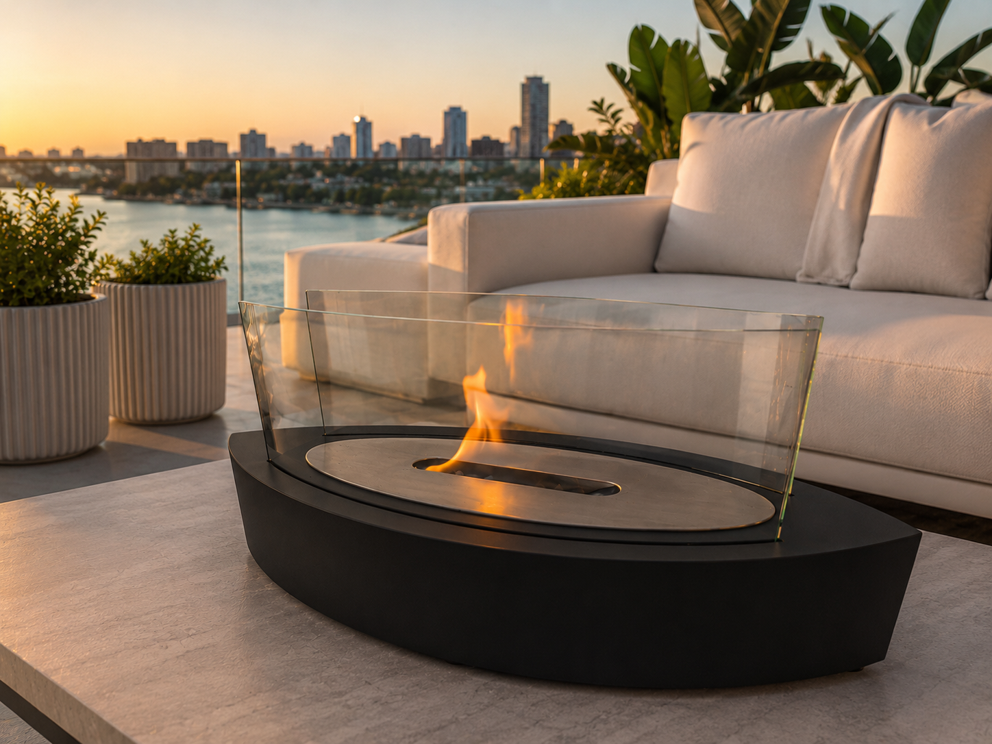 XY Love Flame (XYSN071) Ethanol Table Top Fire Pit