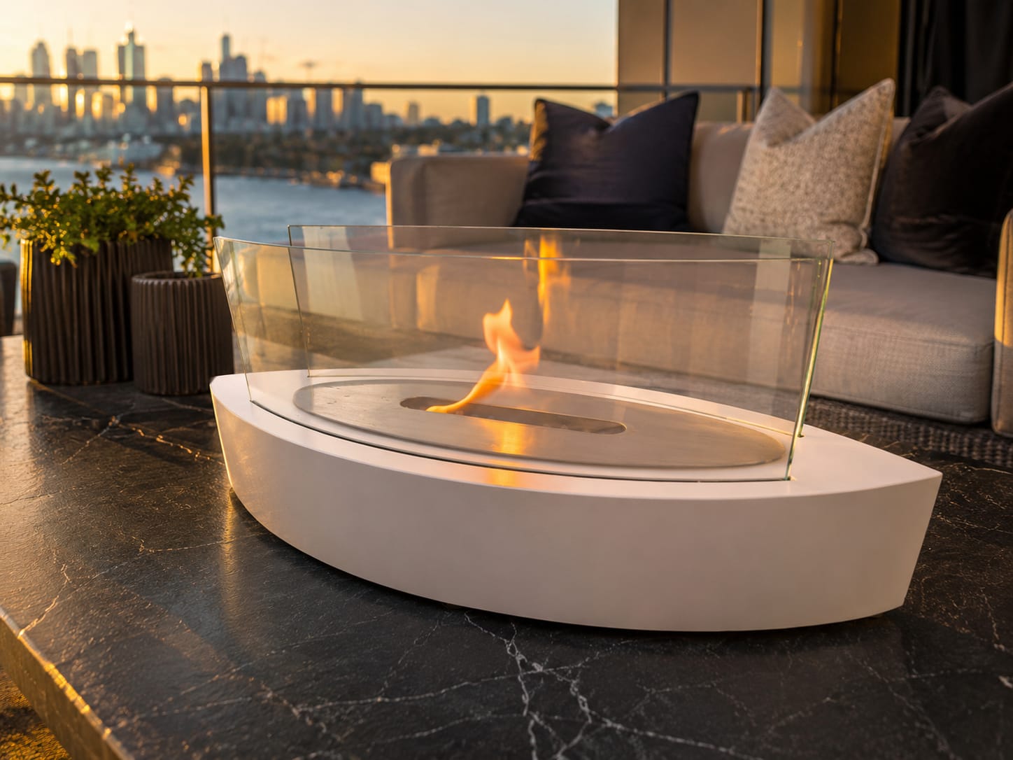 XY Love Flame (XYSN071) Ethanol Table Top Fire Pit